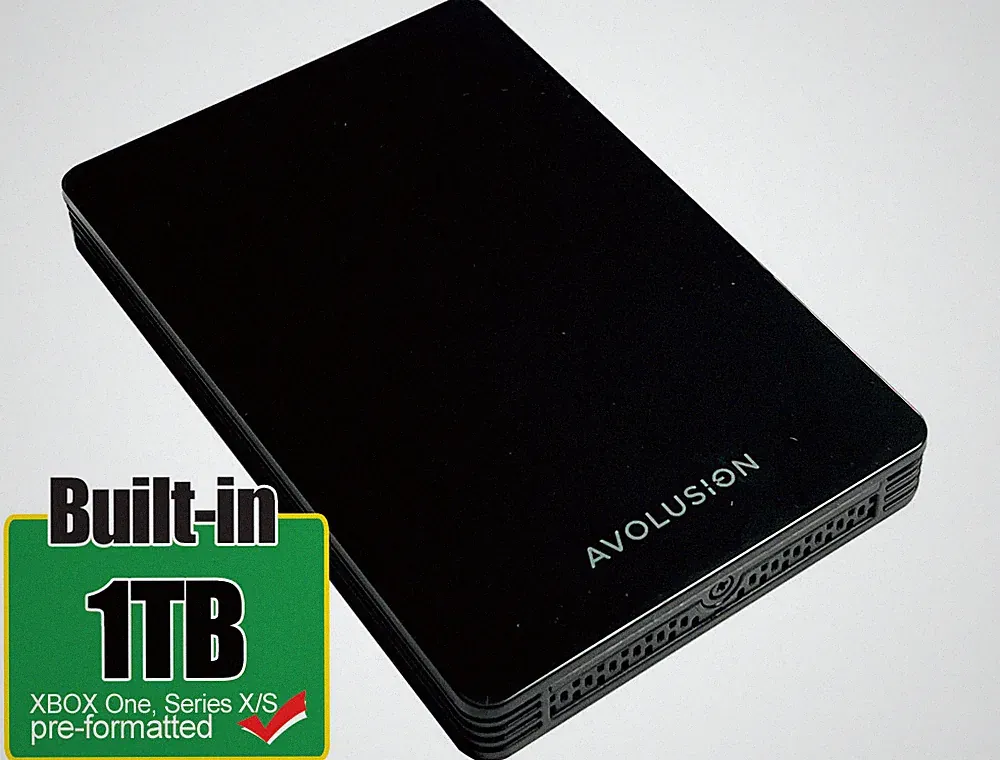 Avolusion HD250U3-Z1-PRO 1TB External Gaming Hard Drive for XBOX Series X|S, One