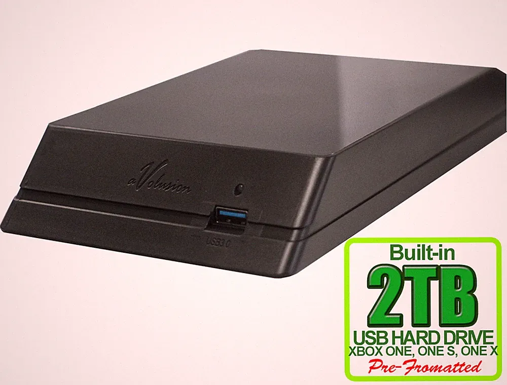Avolusion HDDGear 2TB (2000GB) USB 3.0 External XBOX ONE Gaming Hard Drive